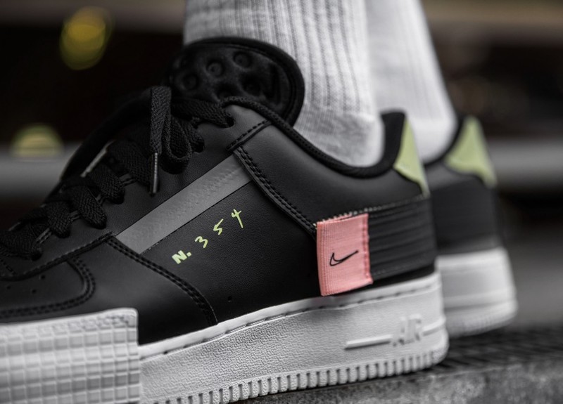 Nike Air Force 1 Type Black CI0054 001 Grailify